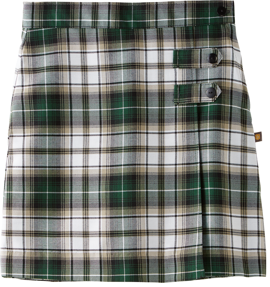 Double Tab Pleated Skort