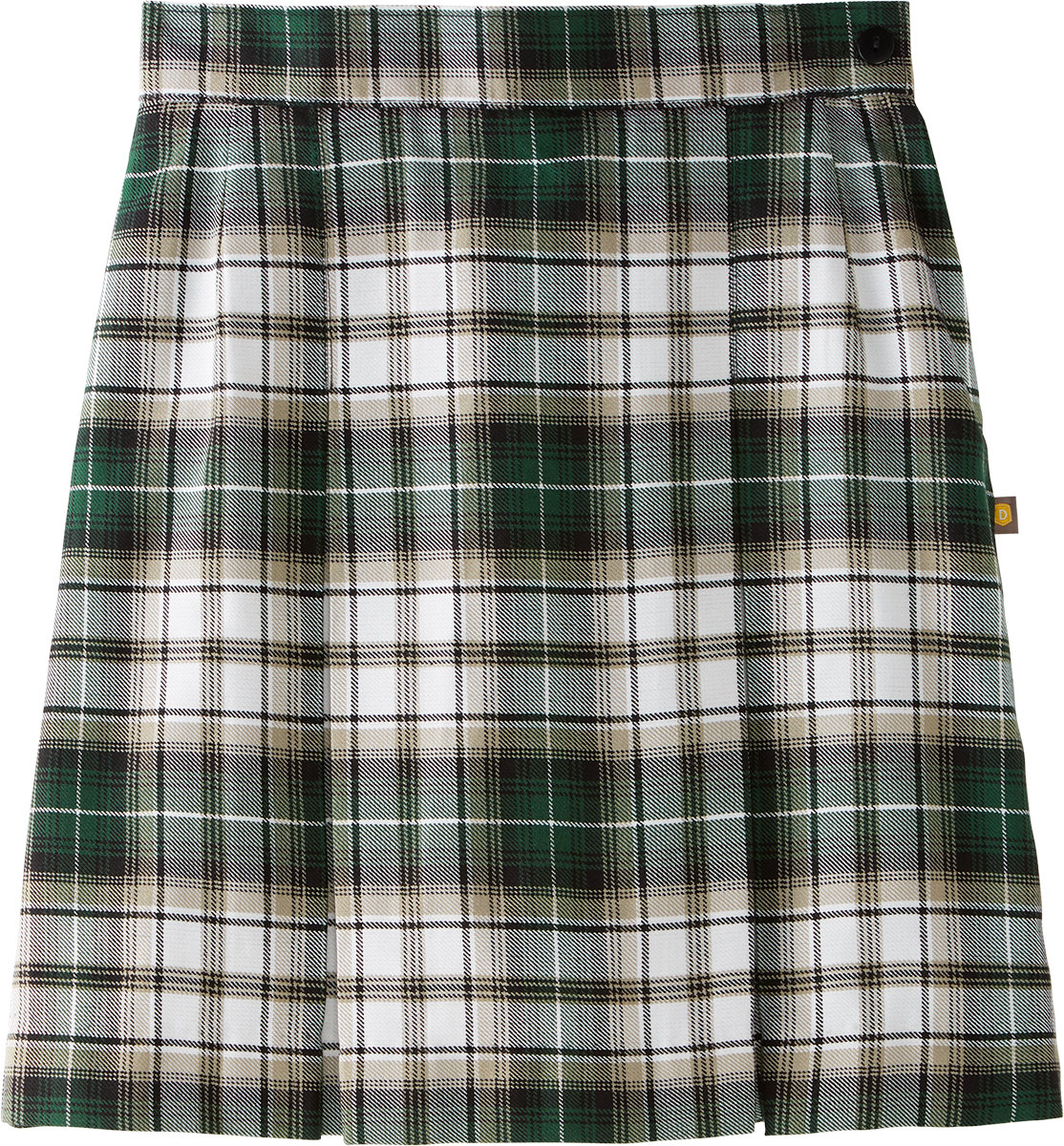 Stitched-Down Box Pleat Skirt