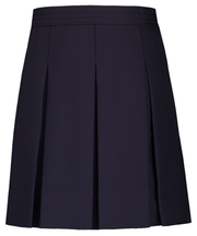 Hipstitched Box Pleat Skirt