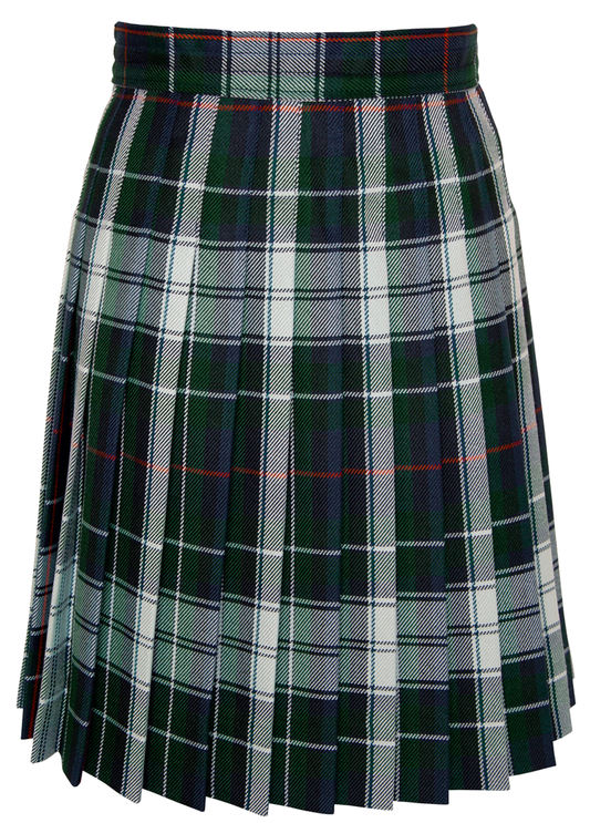 Hipstitched Knife Pleat Skirt