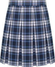 Hipstitched Box Pleat Skirt