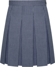 Hipstitched Box Pleat Skirt