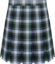 Hipstitched Box Pleat Skirt