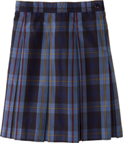 Hipstitched Box Pleat Skirt