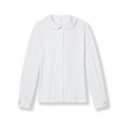 Long Sleeve Peter Pan Knit Blouse