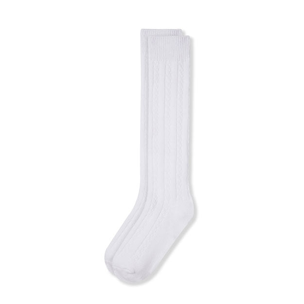 Cable Knee-High Socks