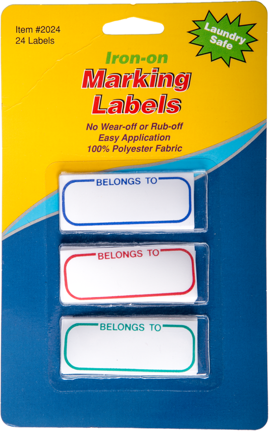 Iron-On Labels with Marker