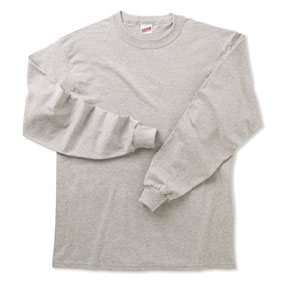 Long Sleeve Crew Neck Cotton T-Shirt