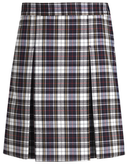 Stitched Down Kick Pleat Skirt