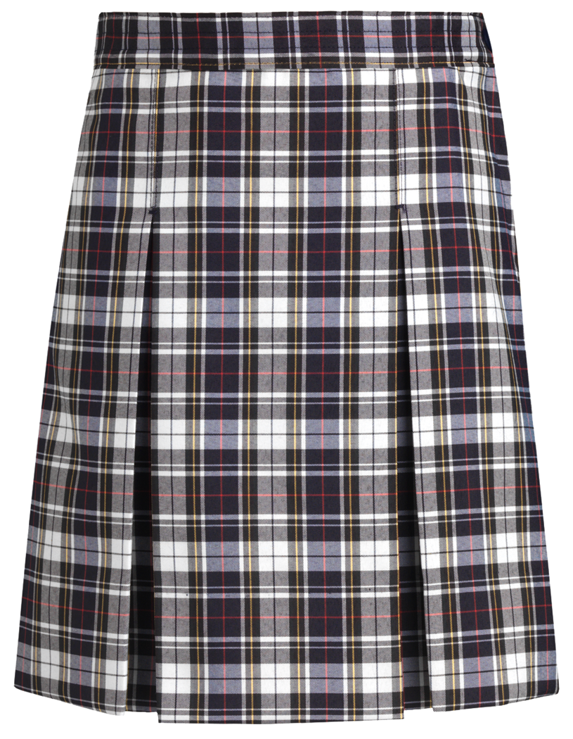 Stitched Down Kick Pleat Skirt