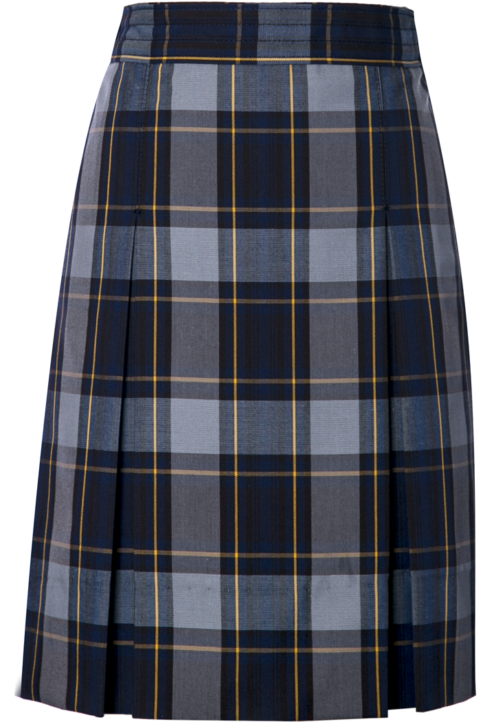 Stitched Down Kick Pleat Skirt