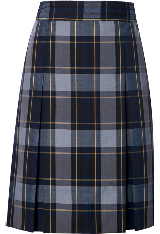 Stitched-Down Kick Pleat Skirt