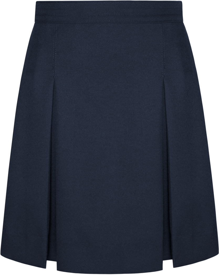 Stitched Down Kick Pleat Skirt