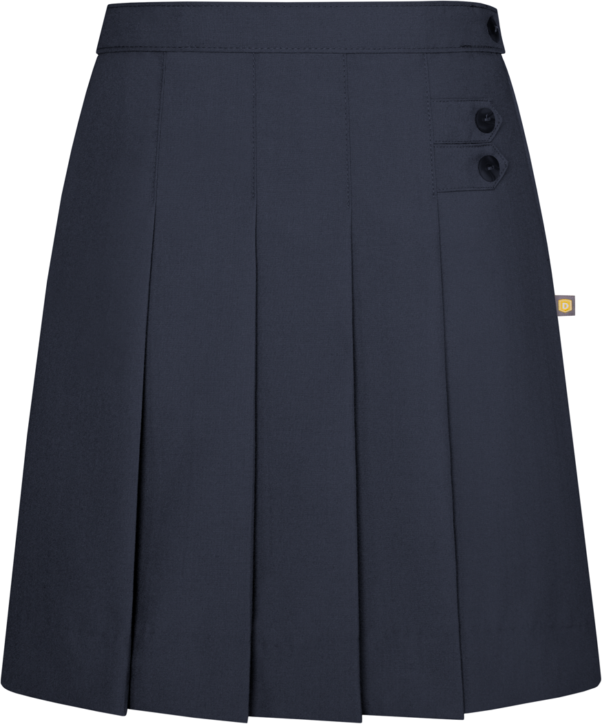 Double Tab Front Pleat Skirt