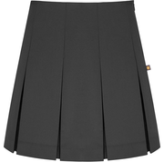 High Waist Box Pleat Skirt