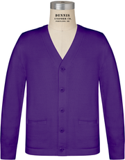 Long Sleeve V-Neck Button Cardigan