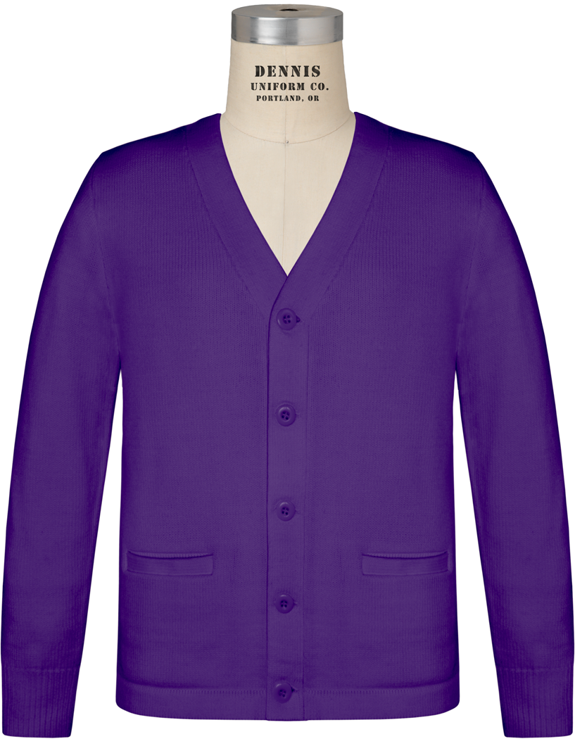 Long Sleeve V-Neck Button Cardigan