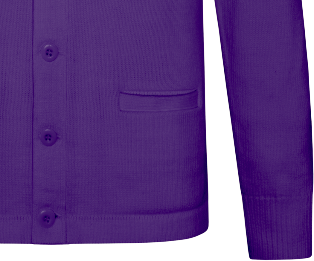 Long Sleeve V-Neck Button Cardigan