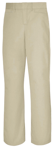 Cotton Rich Mid Rise Stretch Twill Pants