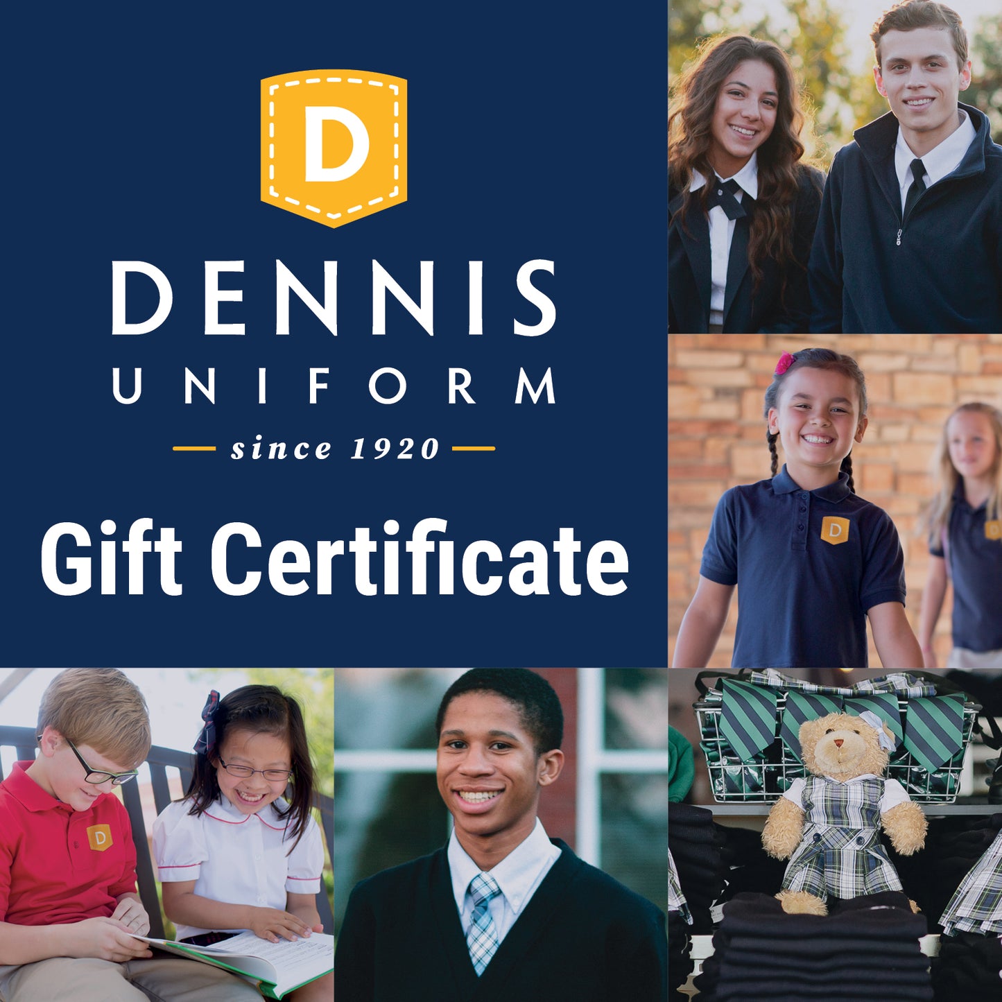 DENNIS Uniform Gift Certificate